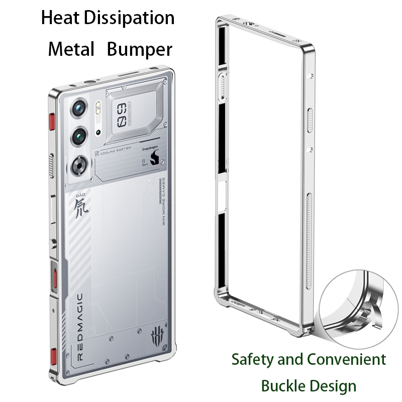 Metal Bumper Aluminum Frame Case - Alüminyum Alaşımlı Tampon Durumda ZTE NUbia