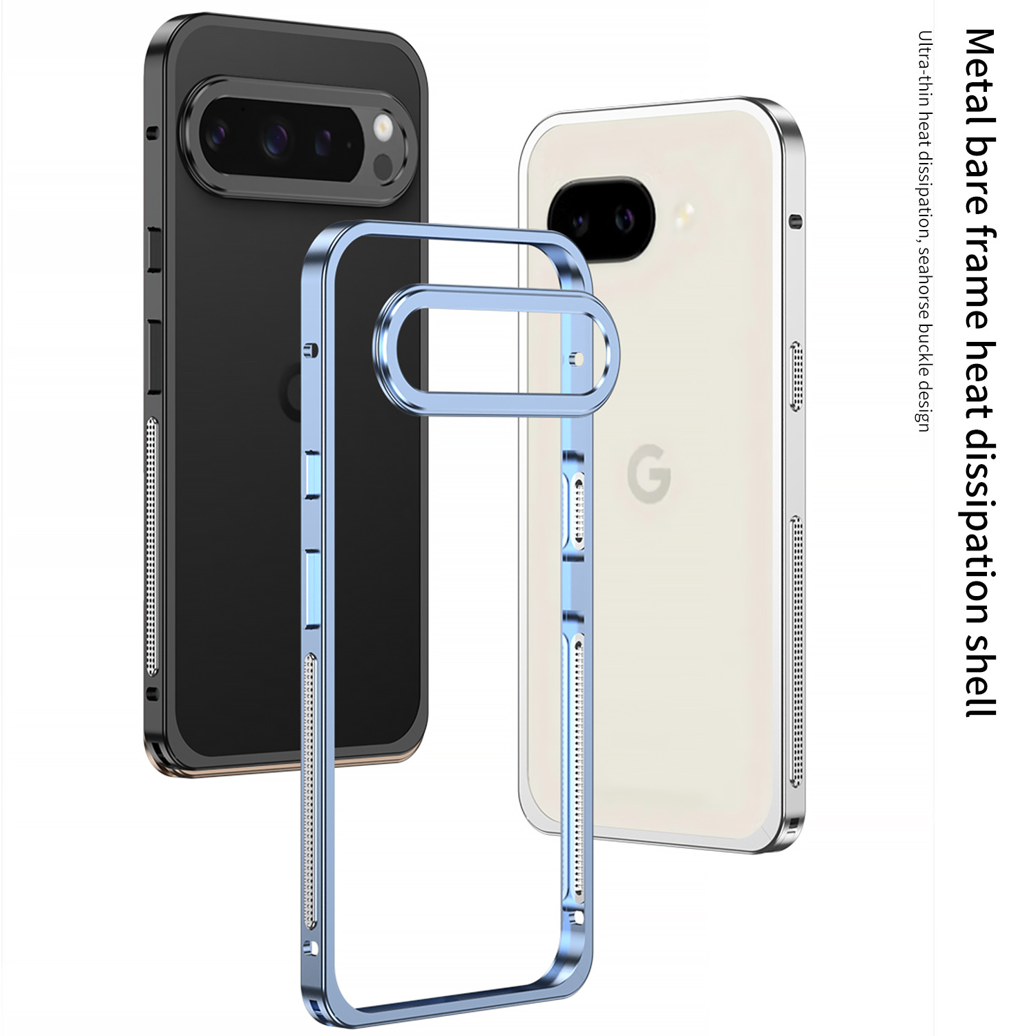 Metal Bumper Aluminum Frame Case - Ultra İnce Tampon Alüminyum Metal Çerçeve