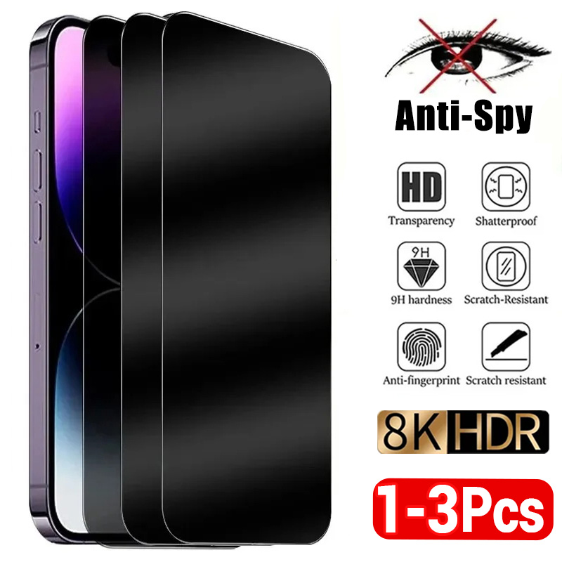 Screen Protectors - 1-3 Adet Anti-casus Temperli Cam IPhone