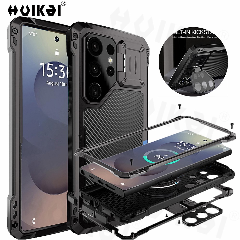 Heavy Duty 360 Full Body Protective Case - Samsung Galaxy S25 Ultra S24 Ağır