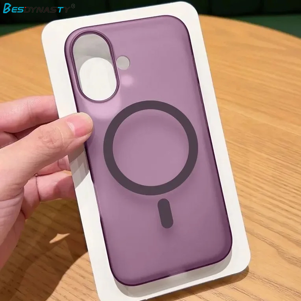Matte Hard Pc Back Case - Ultra-ince Sert Mat Manyetik Kılıf iPhone