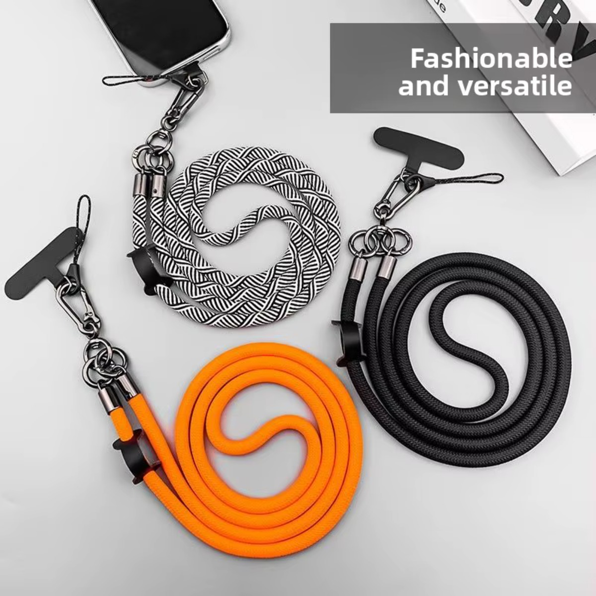 Crossbody Lanyard Neck Strap Case - Evrensel Kalın Uzun Çıkarılabilir Cep Telefonu