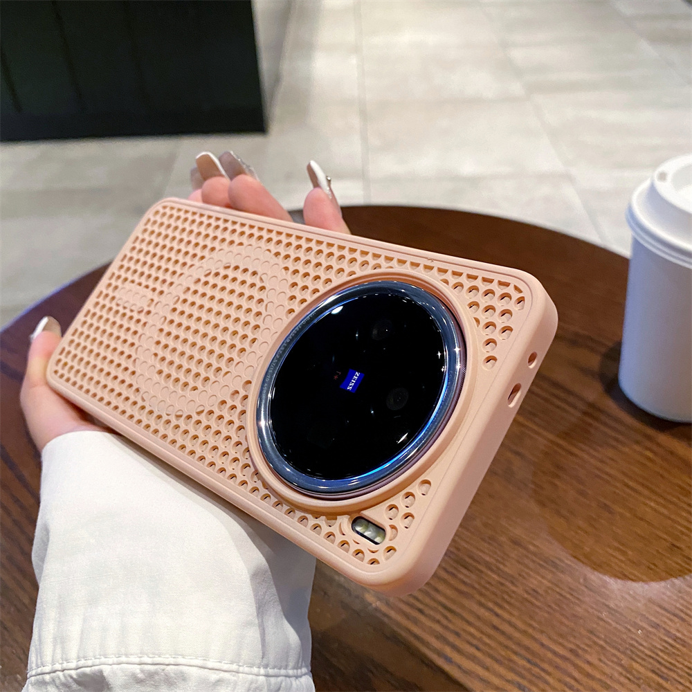 Heat Dissipation Mesh Breathable Case - VIVO X100 X200 Pro Mini için