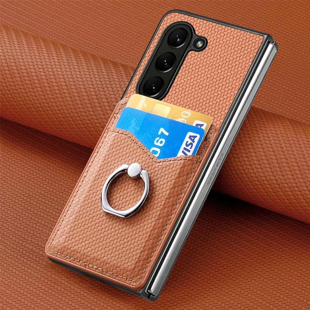 Leather Wallet Card Holder Phone Cover - PU Deri Cüzdan Telefon Kılıfı için