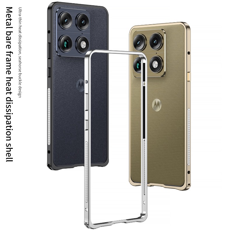Metal Bumper Aluminum Frame Case - Çıkarılabilir Metal Koruyucu Ultra İnce Kılıf