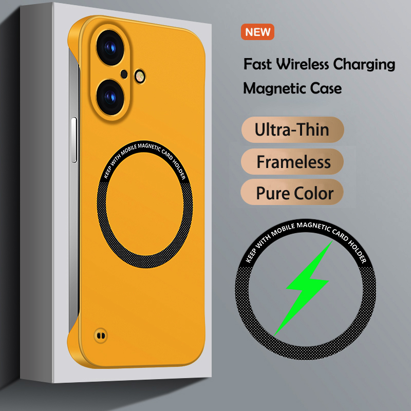 Matte Hard Pc Back Case - Ultra İnce Sert PC Manyetik Çerçevesiz