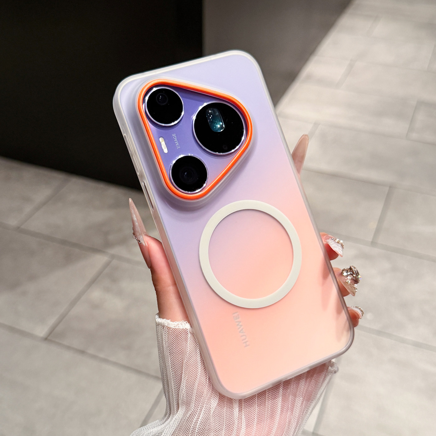 Matte Hard Pc Back Case - Manyetik HUAWEI Pura 90S Pro Max