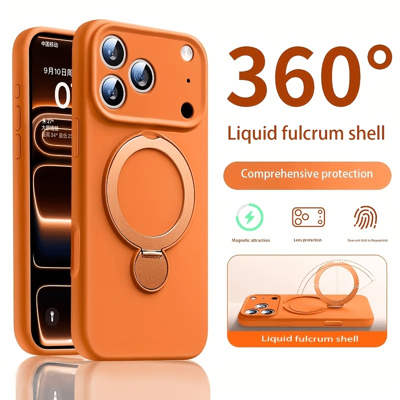 360 Manyetik Standlı Sıvı Sili - Liquid Silicone Magnetic Phone Case incelemesi ve fiyatı