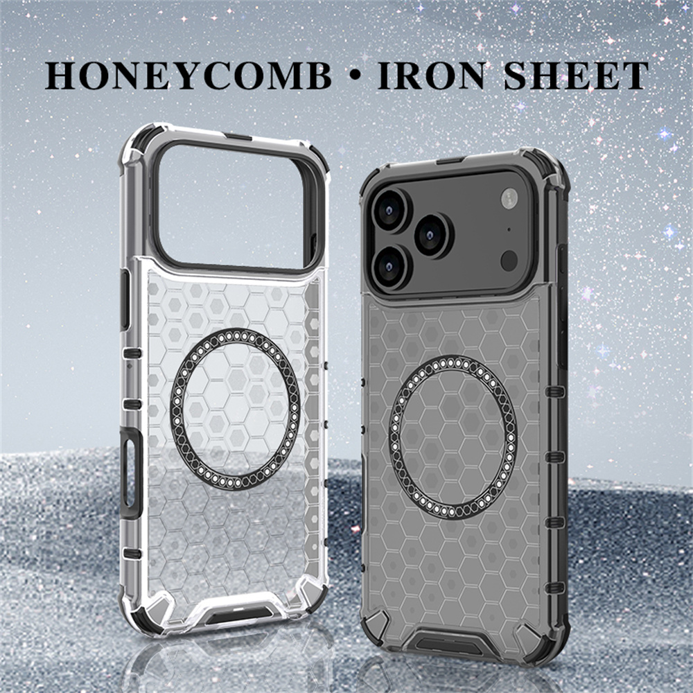 Lüks Temizle Petek Zırh Manyet - Clear Shockproof Bumper Case incelemesi ve fiyatı