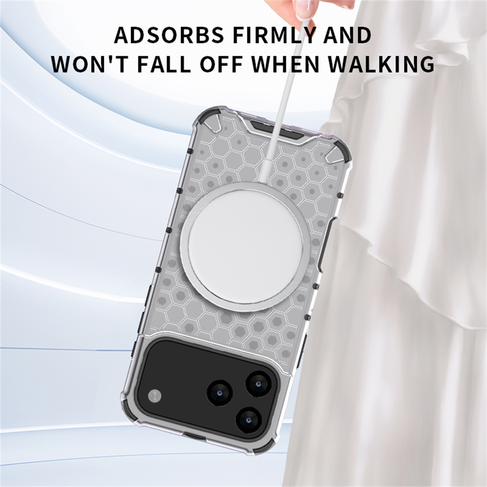 Lüks Temizle Petek Zırh Manyet - Clear Shockproof Bumper Case incelemesi ve fiyatı
