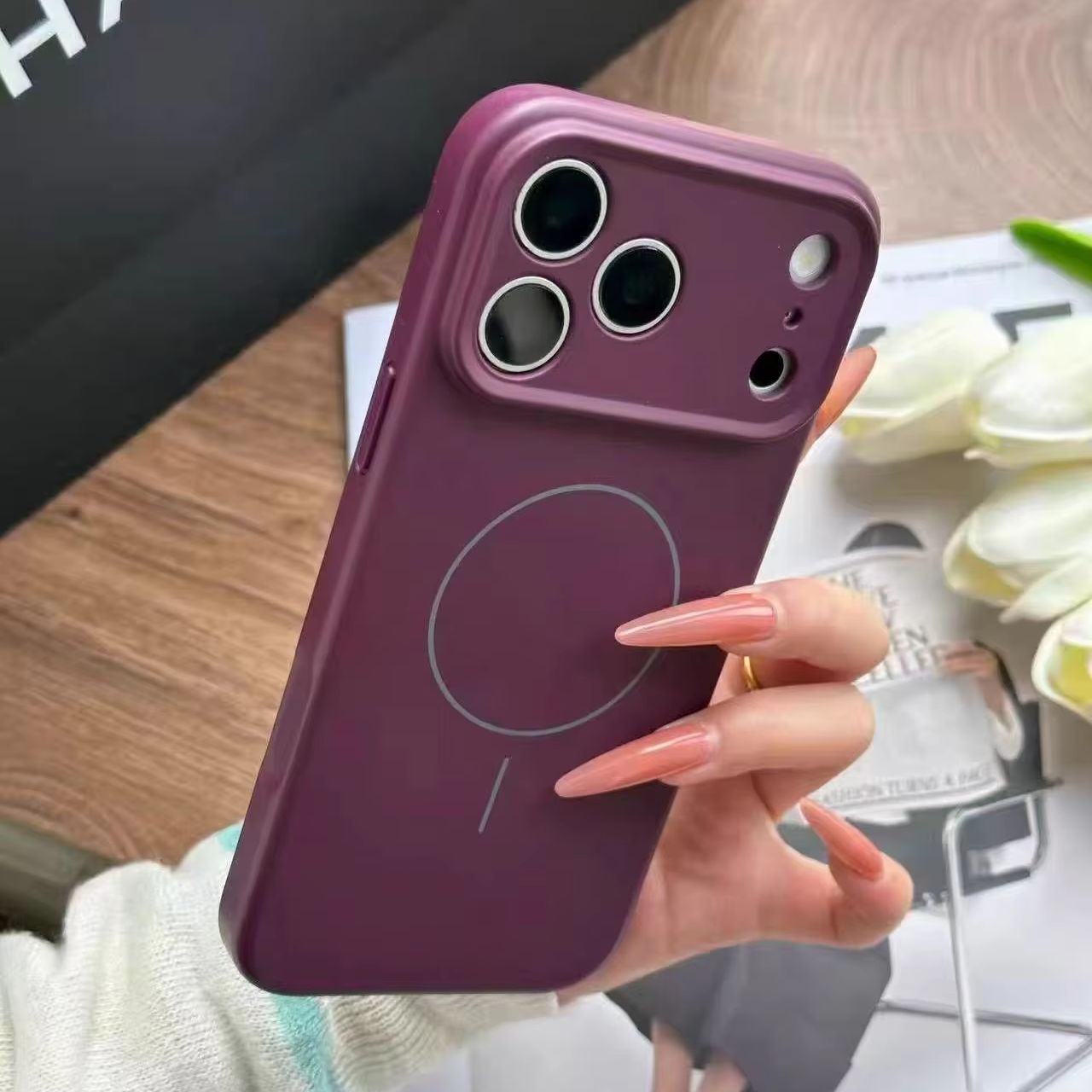 iPhone 18, 17, 16 Plus, 16E, 1 - Liquid Silicone Magnetic Phone Case incelemesi ve fiyatı