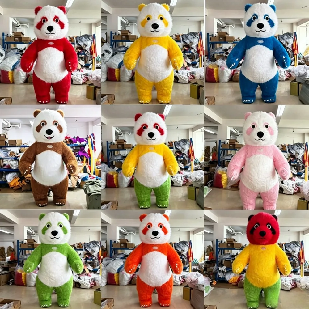 Renkli Dev Panda Şişme Maskot  - Chargers incelemesi ve fiyatı