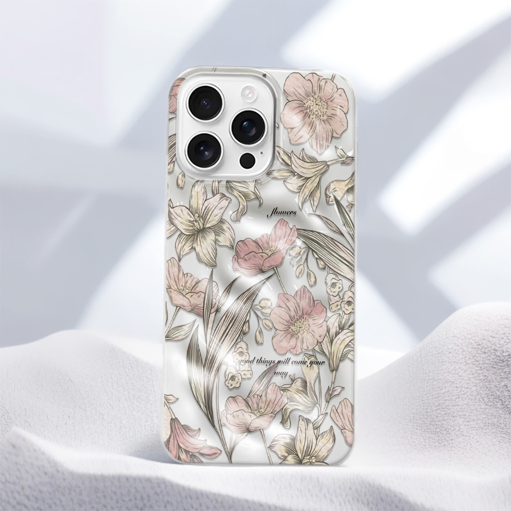 Vintage Çiçek Desenli Zarif Es - Vintage Floral Pattern Soft Case incelemesi ve fiyatı