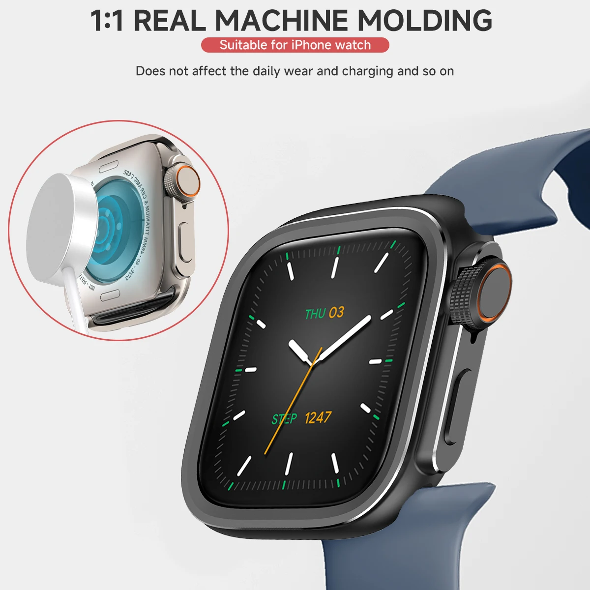 Apple Watch Ultra 3/2 49mm ser - Metal Bumper Aluminum Frame Case incelemesi ve fiyatı