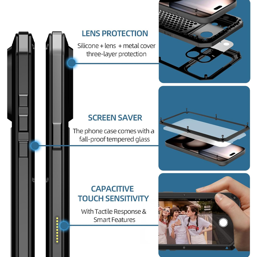 Dahili Cam Ekran Koruyuculu Ağ - Heavy Duty 360 Full Body Protective Case incelemesi ve fiyatı